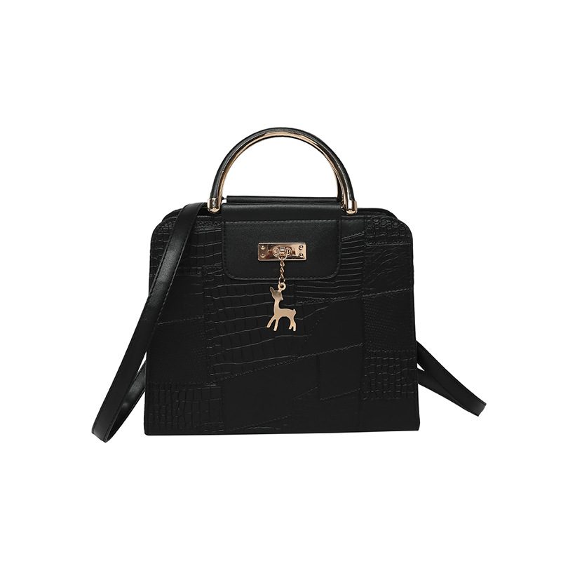 Minimalist Top-Handle Mini Square Crossbody Bag view 6