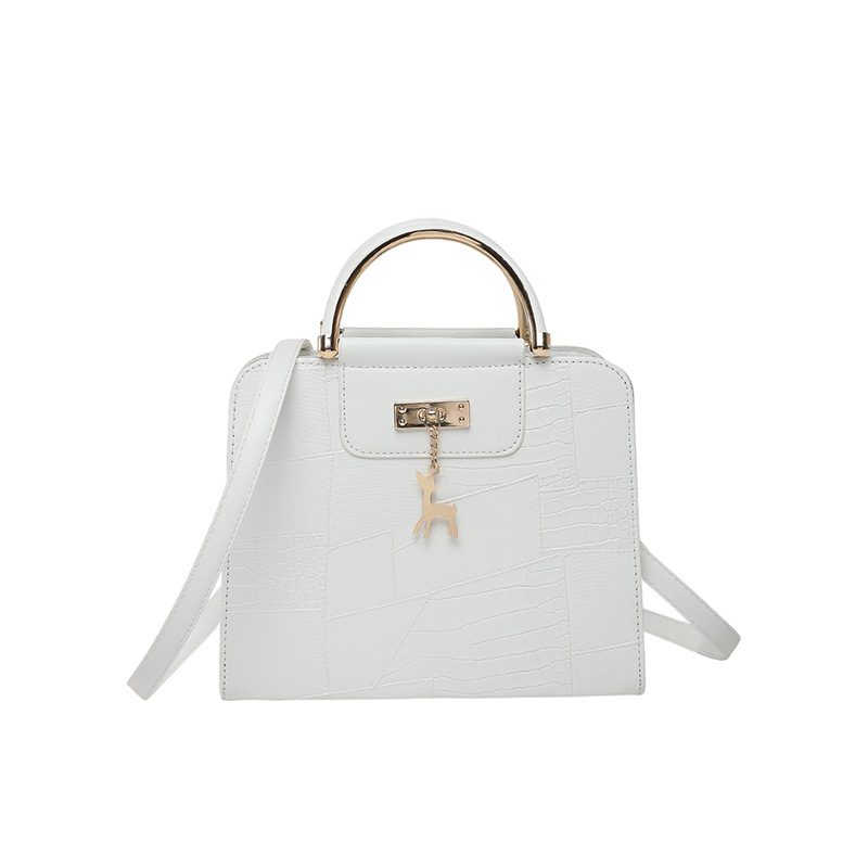 Minimalist Top-Handle Mini Square Crossbody Bag view 7