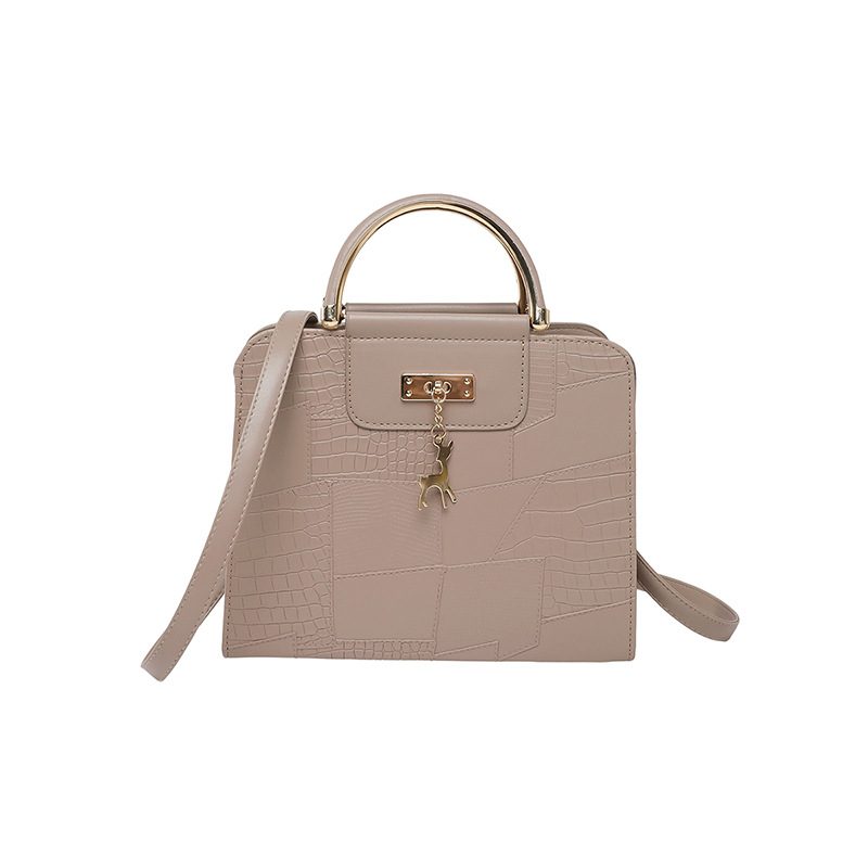 Minimalist Top-Handle Mini Square Crossbody Bag view 9