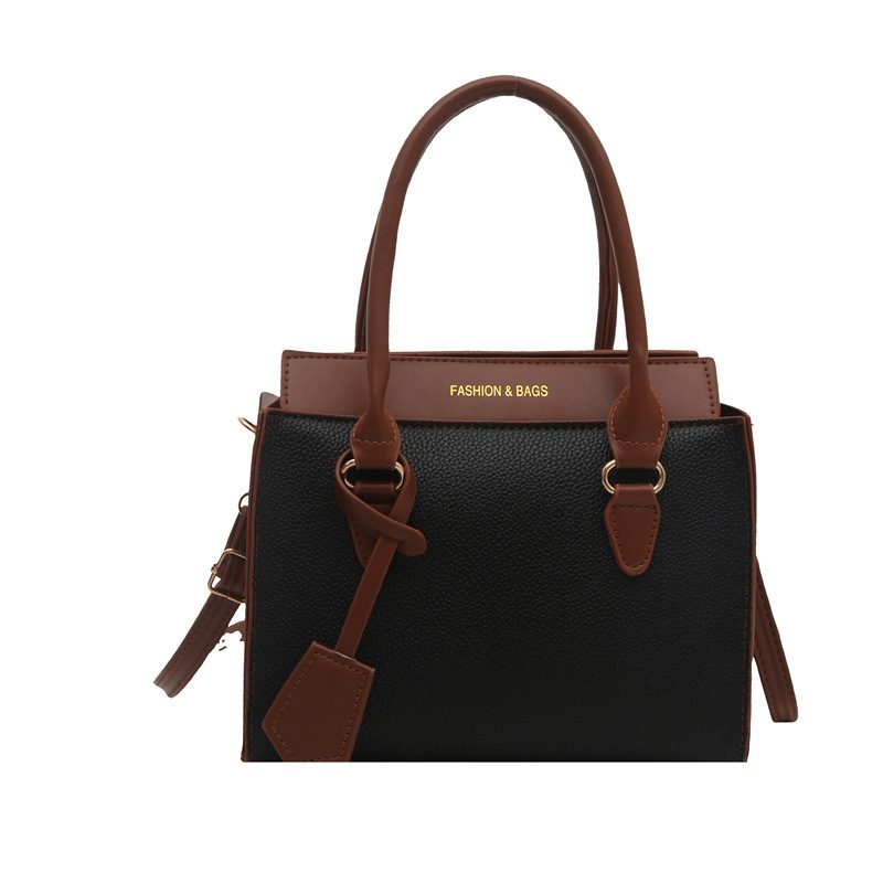Color-Block Large Capacity Crossbody Shoulder Bag view 10