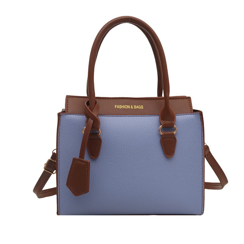 Color-Block Large Capacity Crossbody Shoulder Bag view 9