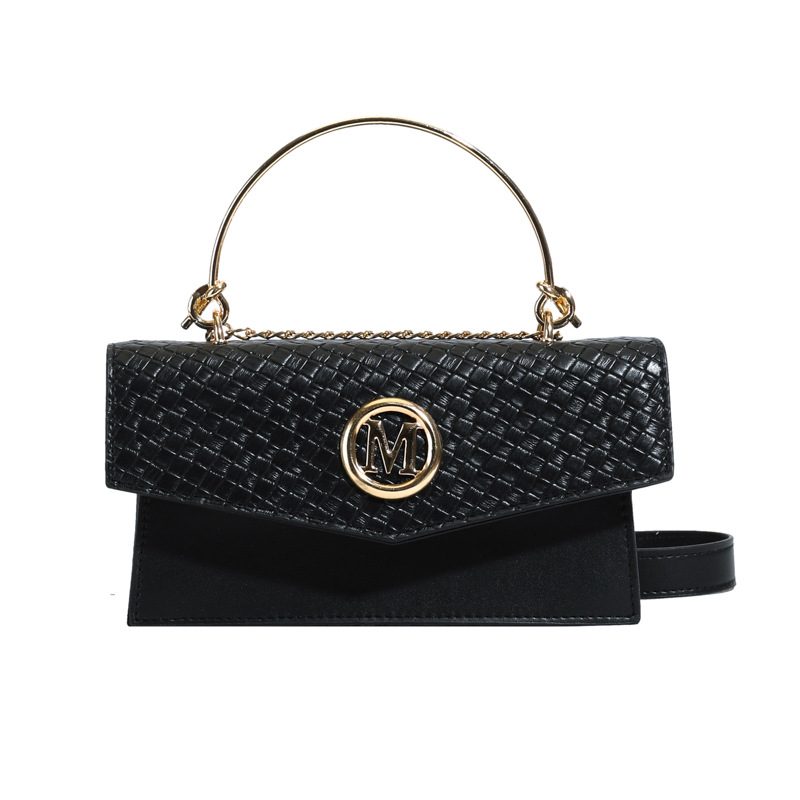 Woven Texture Top-Handle Crossbody Bag view 7