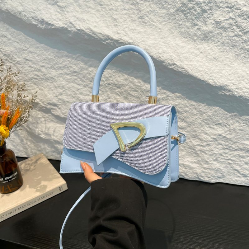 Color-Block Belted Mini Square Crossbody view 4