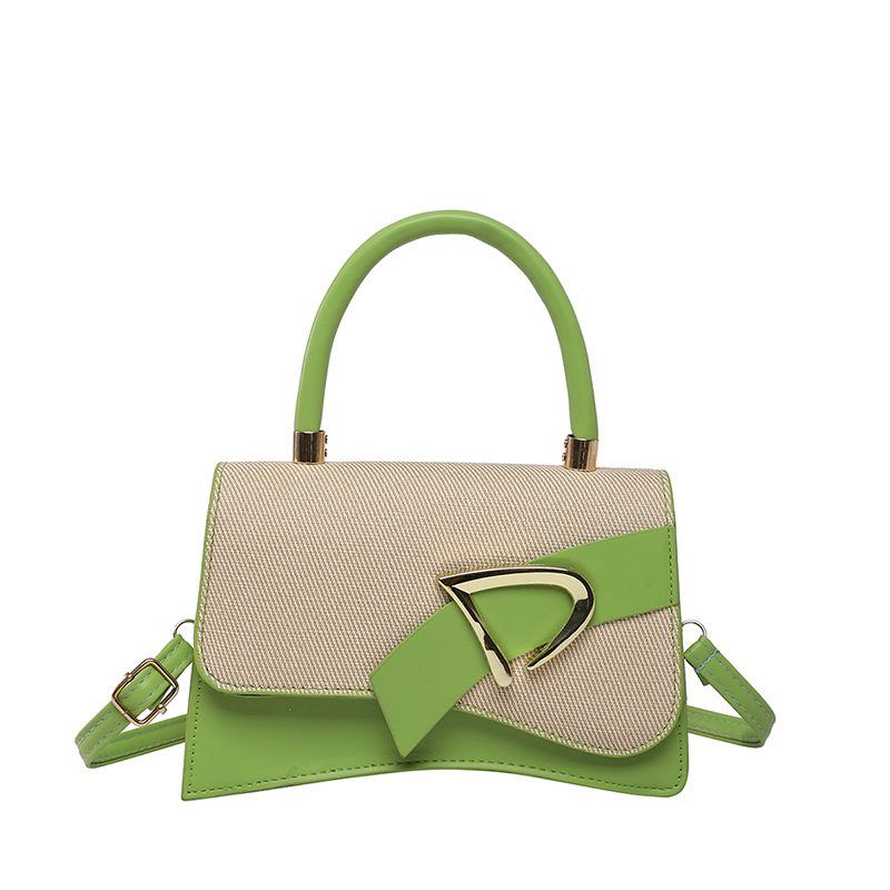 Color-Block Belted Mini Square Crossbody view 9