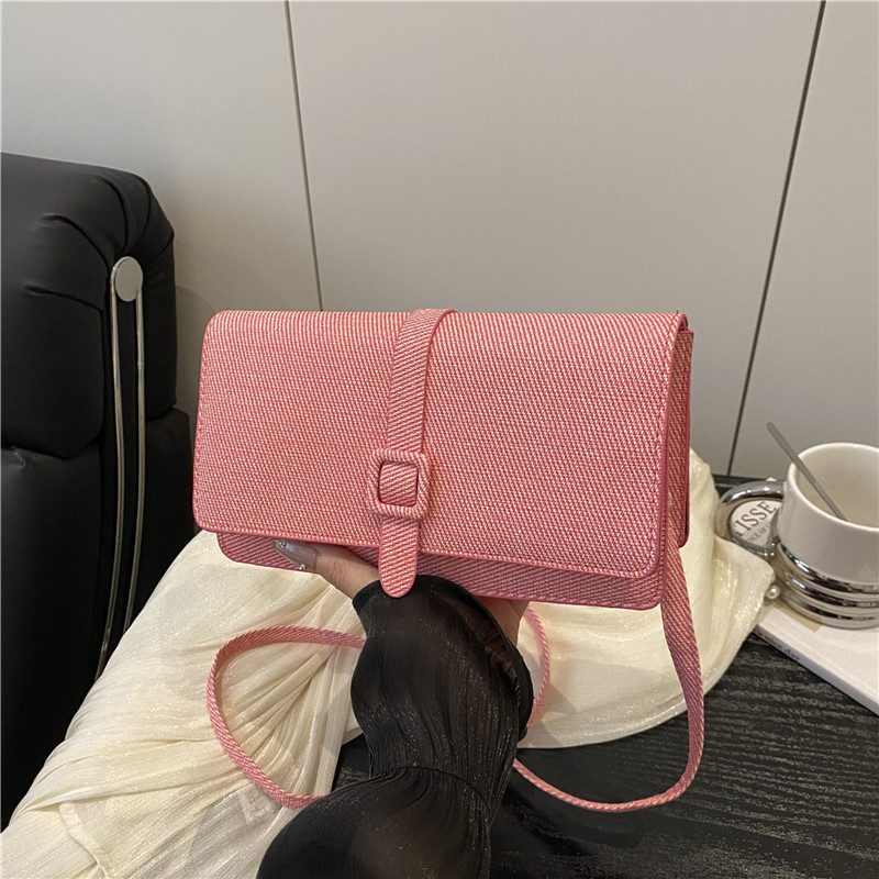 Retro Solid Color Mini Square Crossbody view 3