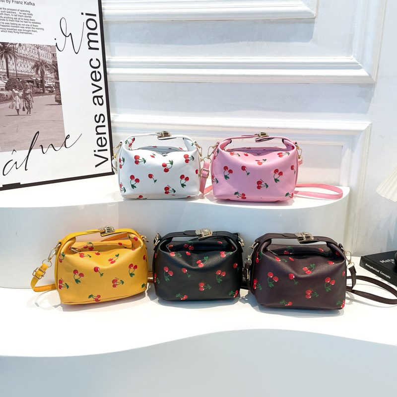 Cherry Print Crossbody Shoulder Bag
