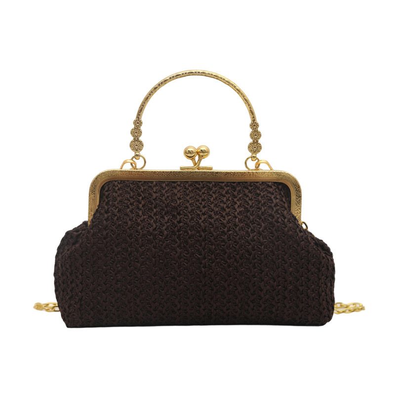 Woven Shell Top-Handle Crossbody Bag view 8
