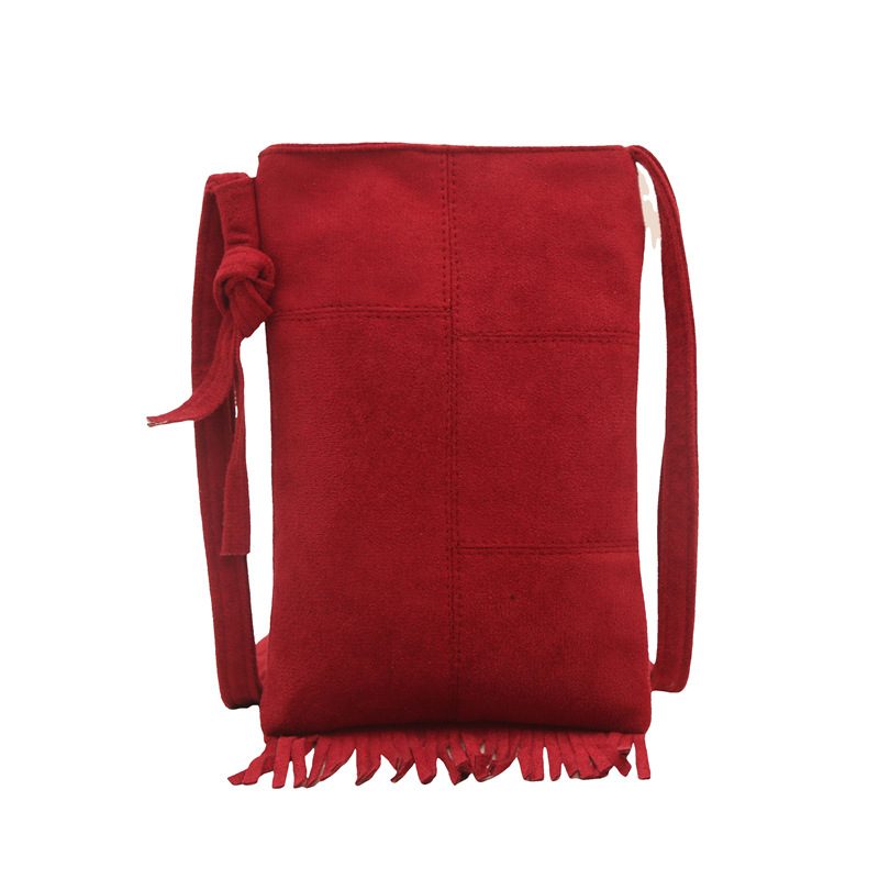 Sac bandoulière vertical avec pompons view 6