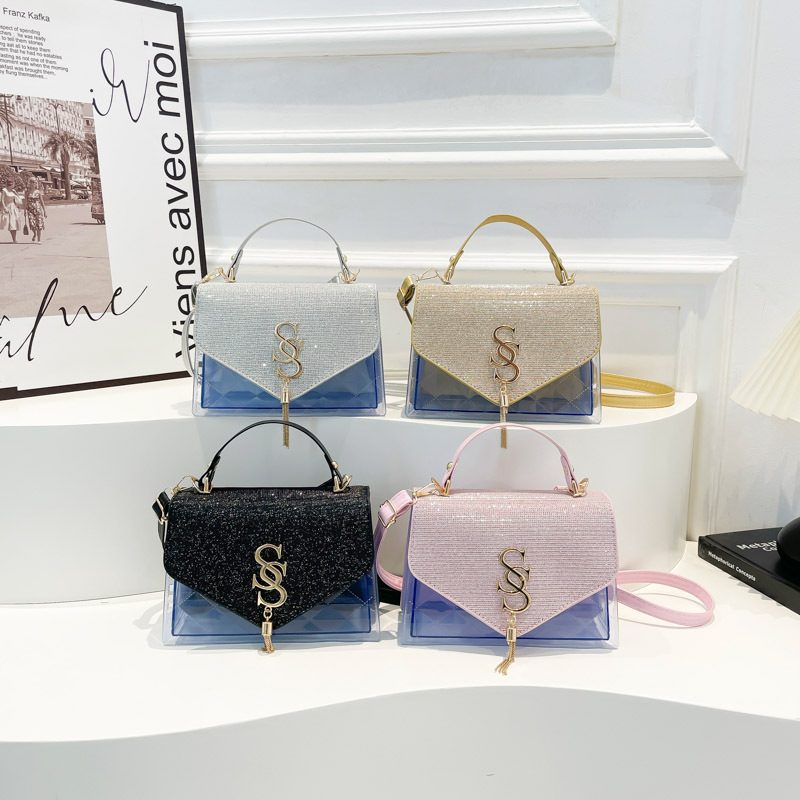 Sequin Mini Square Crossbody Bag