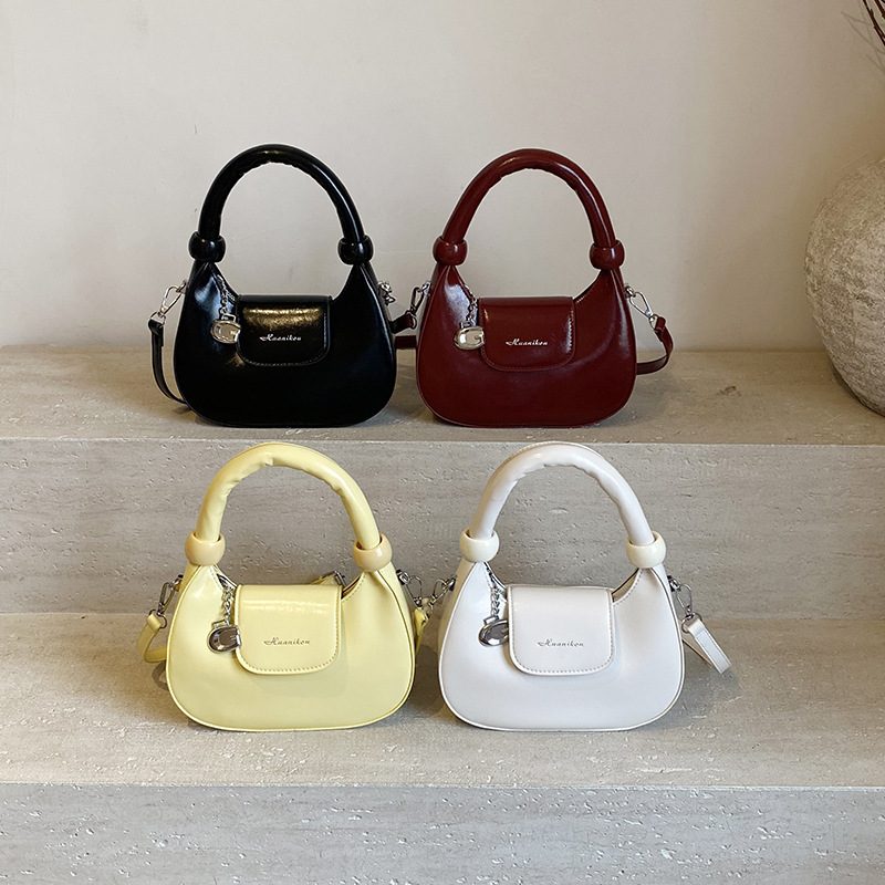 Dumpling Crossbody Top-Handle Bag