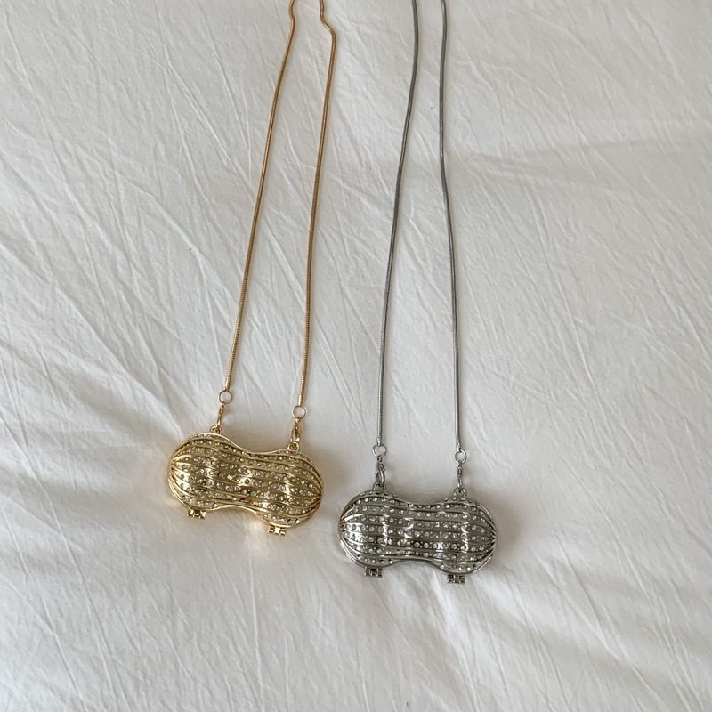 Mini Metal Chain Crossbody Bag
