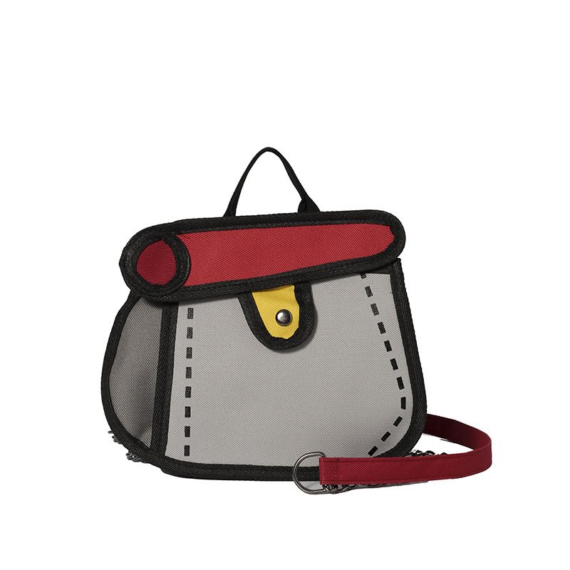 Canvas Chain Crossbody Top-Handle Bag view 8