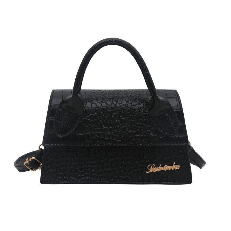 Solid Color Top-Handle Square Crossbody Bag view 9