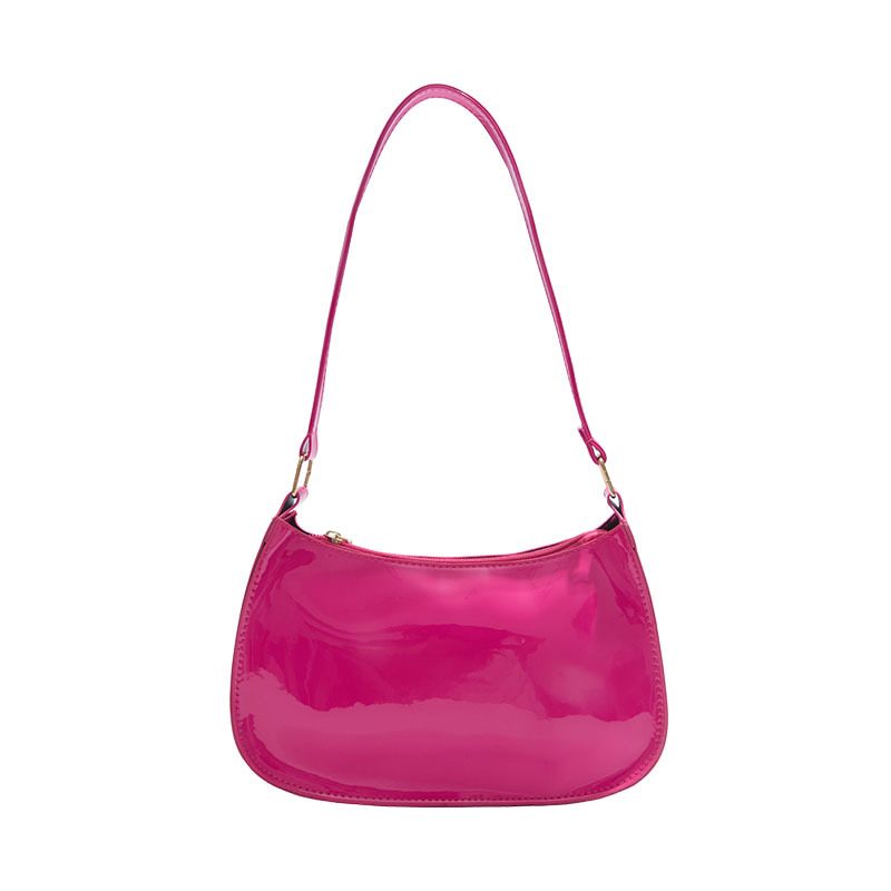 Solid Color Soft Square Shoulder Bag view 7