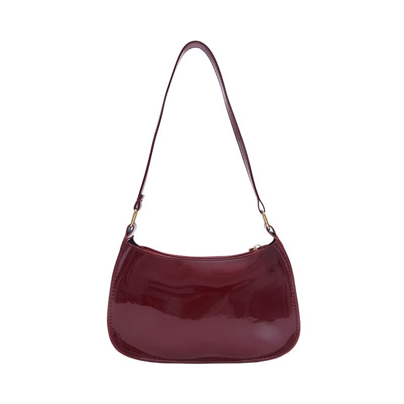 Solid Color Soft Square Shoulder Bag view 9