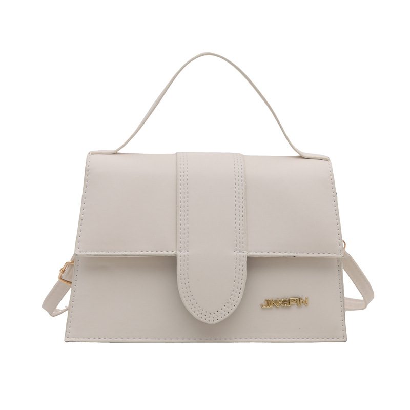 Minimalist Solid Color Square Crossbody Bag view 6