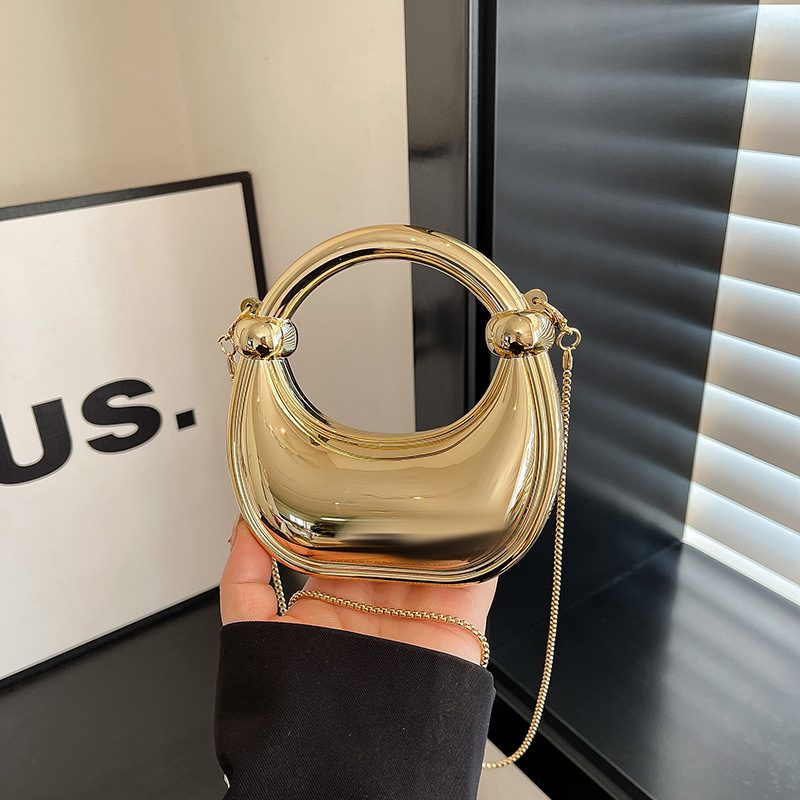 Acrylic Box Chain Crossbody Bag view 3