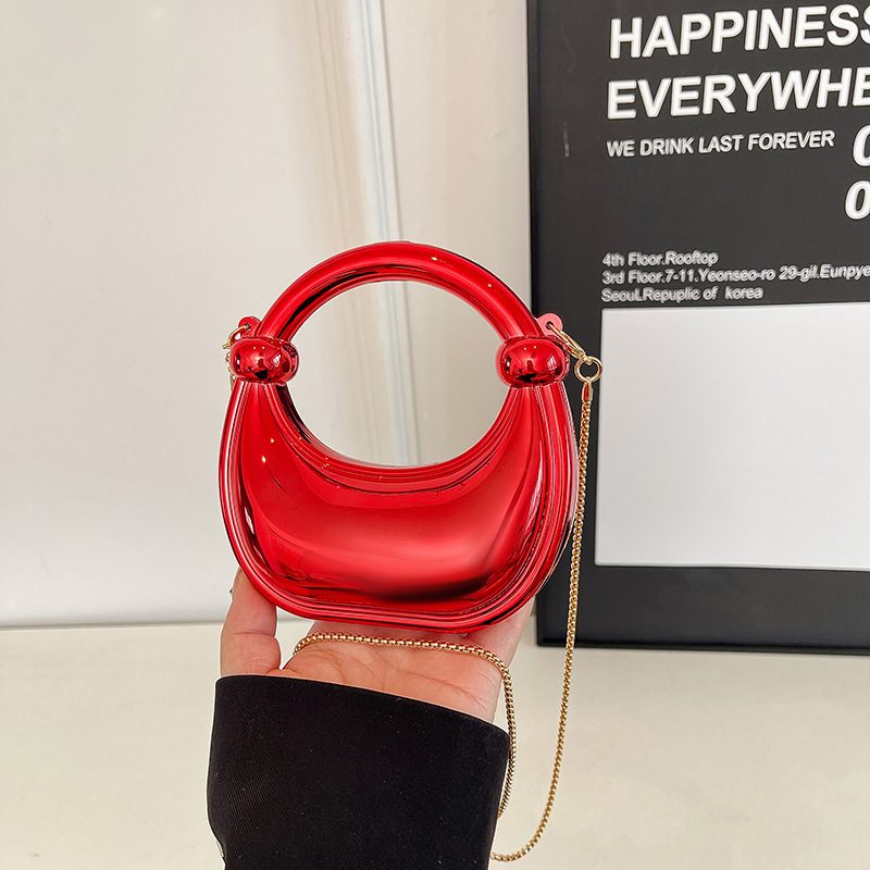 Acrylic Box Chain Crossbody Bag view 4