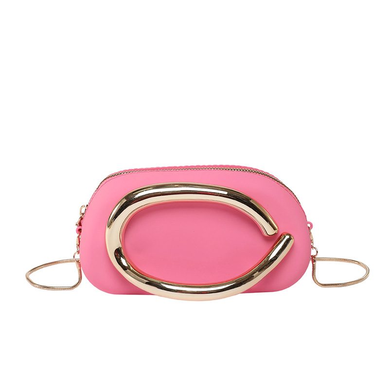 Acrylic Metal Clutch Crossbody Bag view 7
