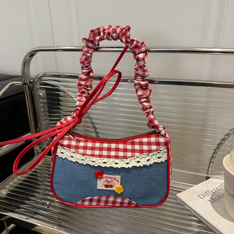 Color Block Square Top-Handle Bag view 3