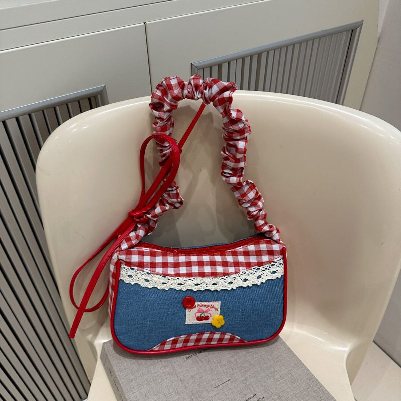 Color Block Square Top-Handle Bag view 4