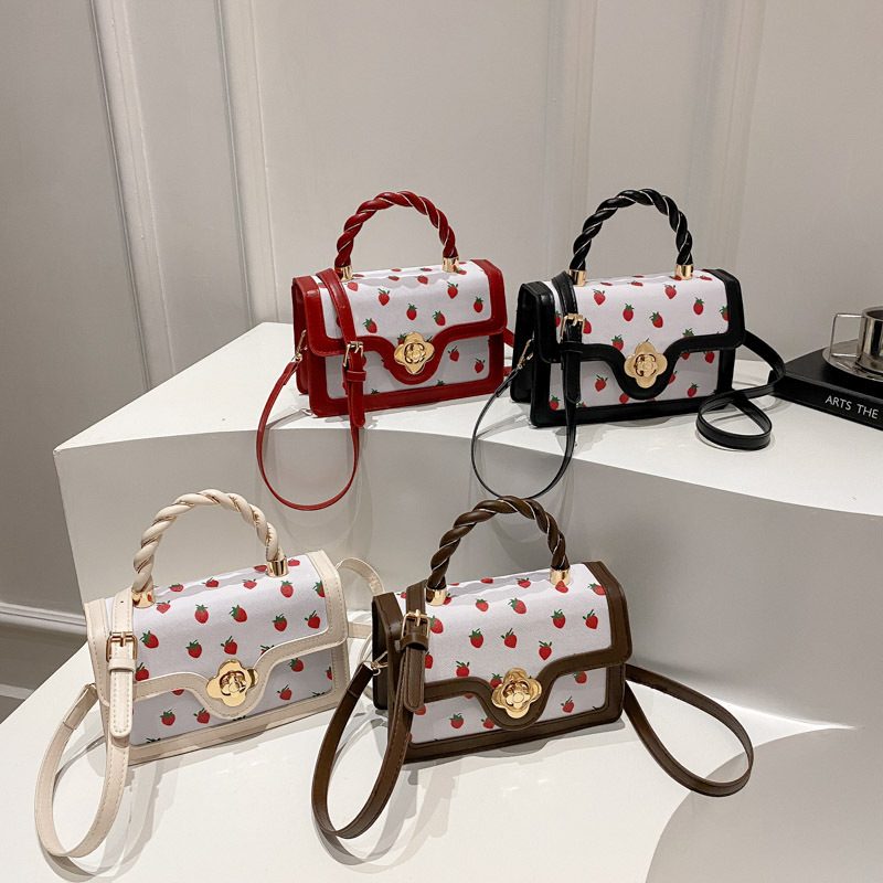 Square Top-Handle Crossbody Bag