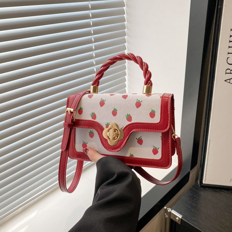 Square Top-Handle Crossbody Bag view 3