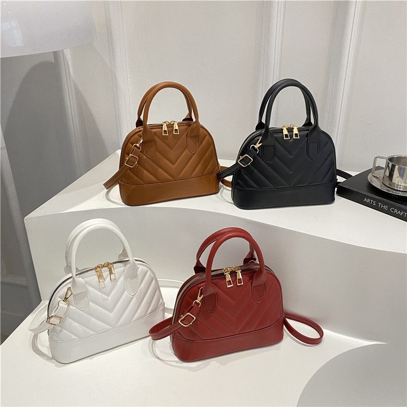 Shell Top-Handle Crossbody Bag