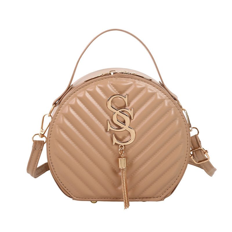 Embroidered Round Crossbody Bag view 10