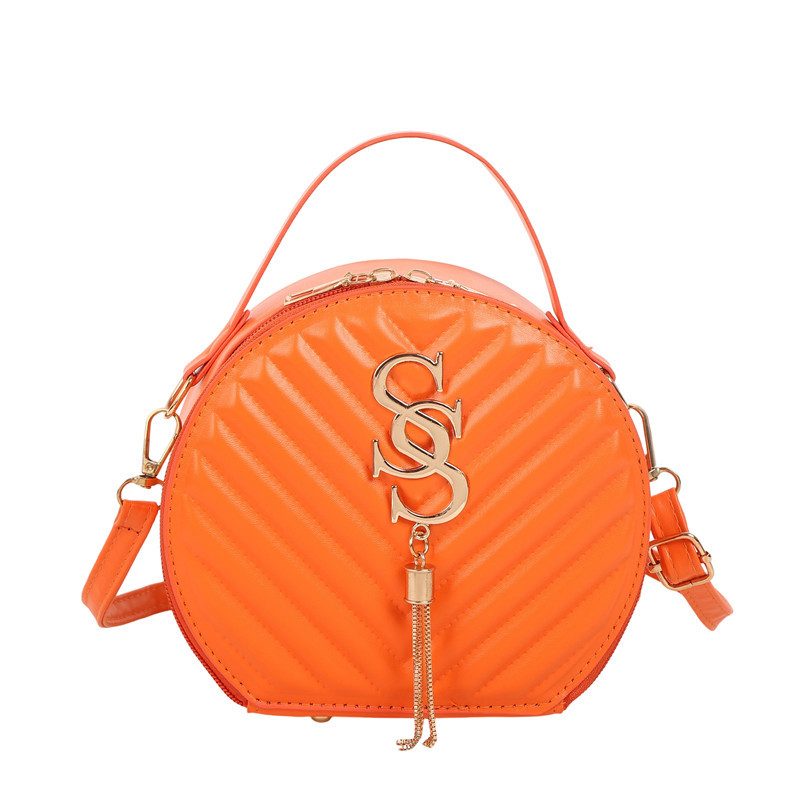 Embroidered Round Crossbody Bag view 11
