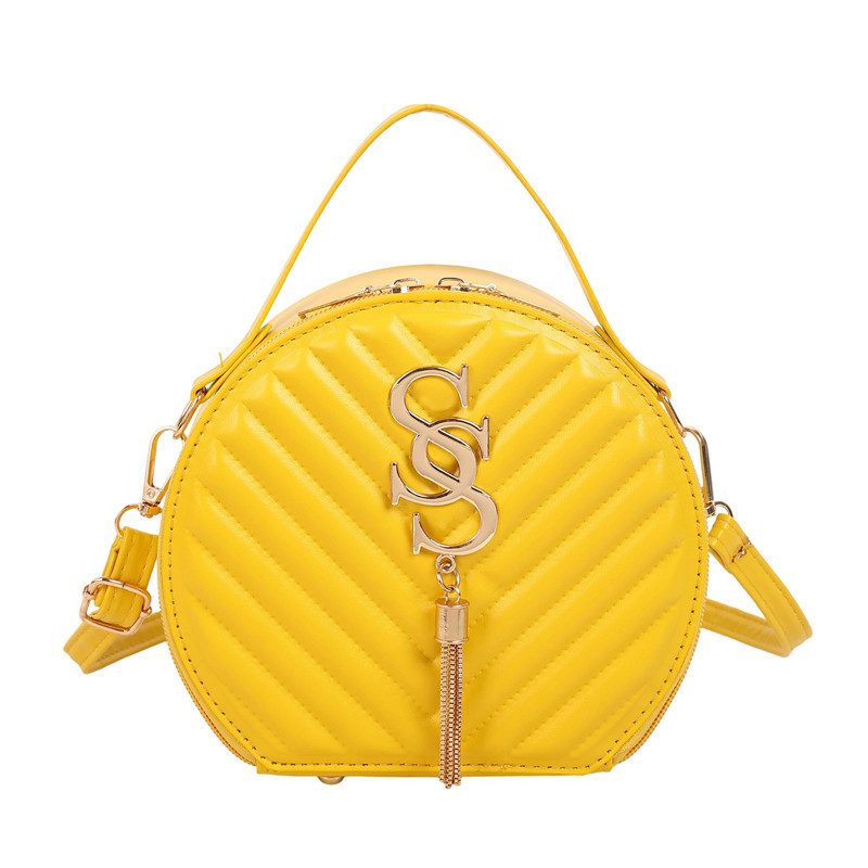 Embroidered Round Crossbody Bag view 8
