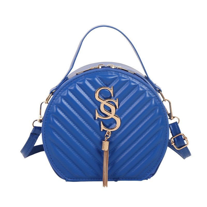 Embroidered Round Crossbody Bag view 9