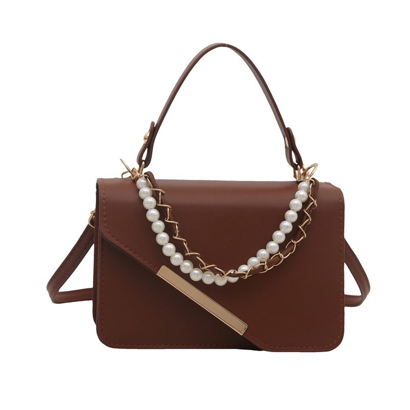 Chain Trim Quilted Crossbody Bag view 10