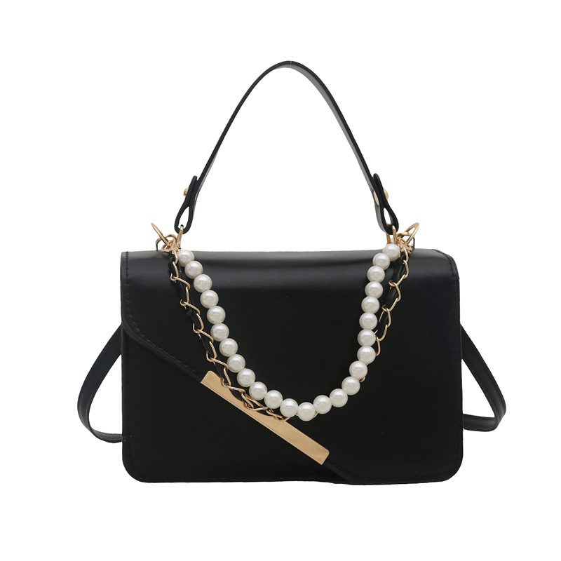 Chain Trim Quilted Crossbody Bag view 5