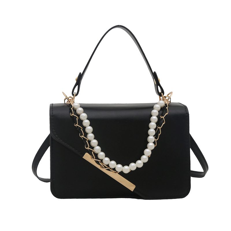 Chain Trim Quilted Crossbody Bag view 7