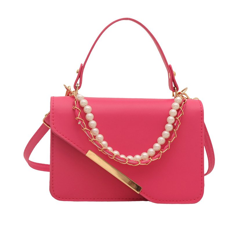 Chain Trim Quilted Crossbody Bag view 9