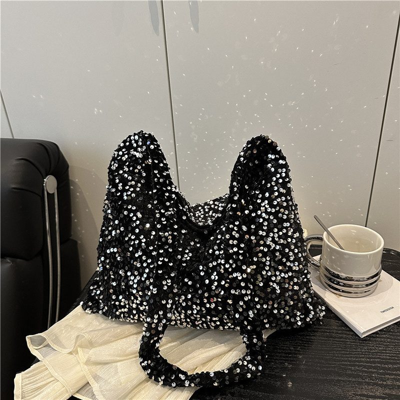 Sequin Large Capacity Crossbody Tote view 2