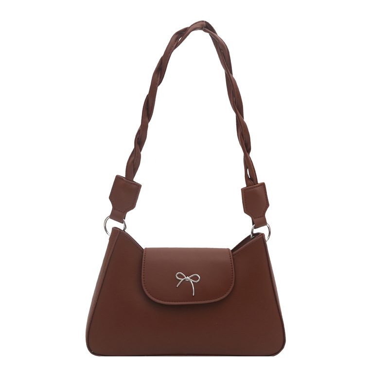 Vintage kleine quadratische Schultertasche mit Schleife view 9