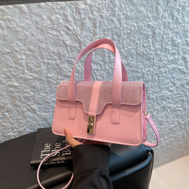 Minimalist Top-Handle Crossbody Bag view 3