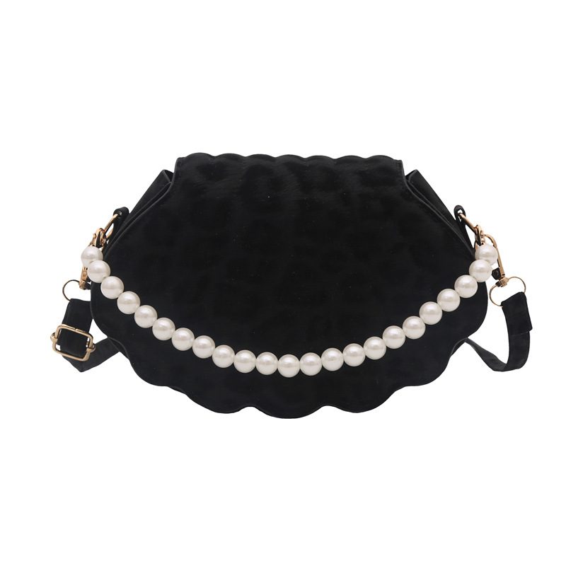 Pearl Chain Mini Shell Crossbody Bag view 6