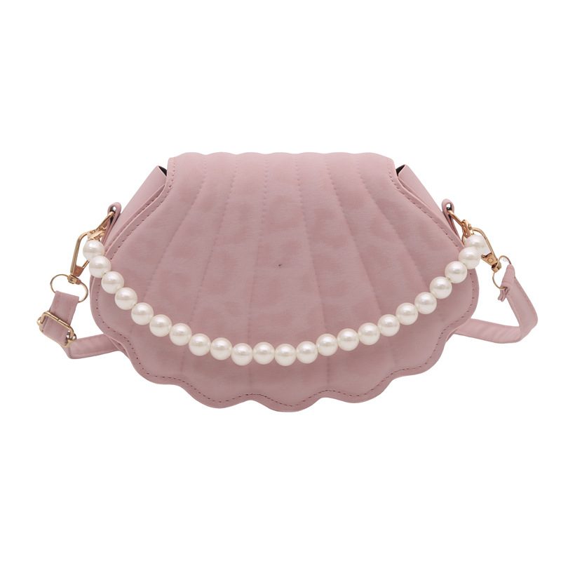 Pearl Chain Mini Shell Crossbody Bag view 9