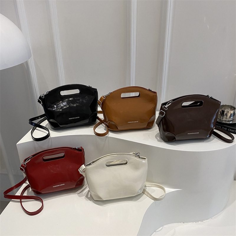 Vintage Soft Leather Large Crossbody Bag