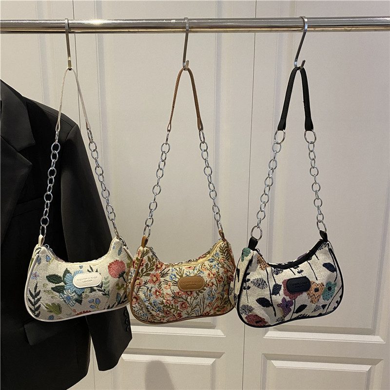 Printed Small Square Crossbody Bag