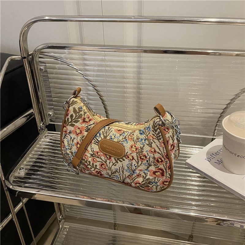 Printed Small Square Crossbody Bag view 3
