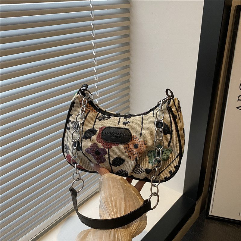 Printed Small Square Crossbody Bag view 4