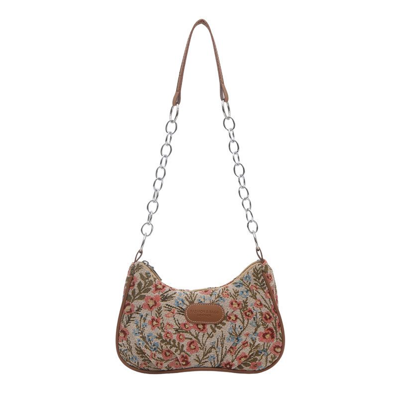 Printed Small Square Crossbody Bag view 7