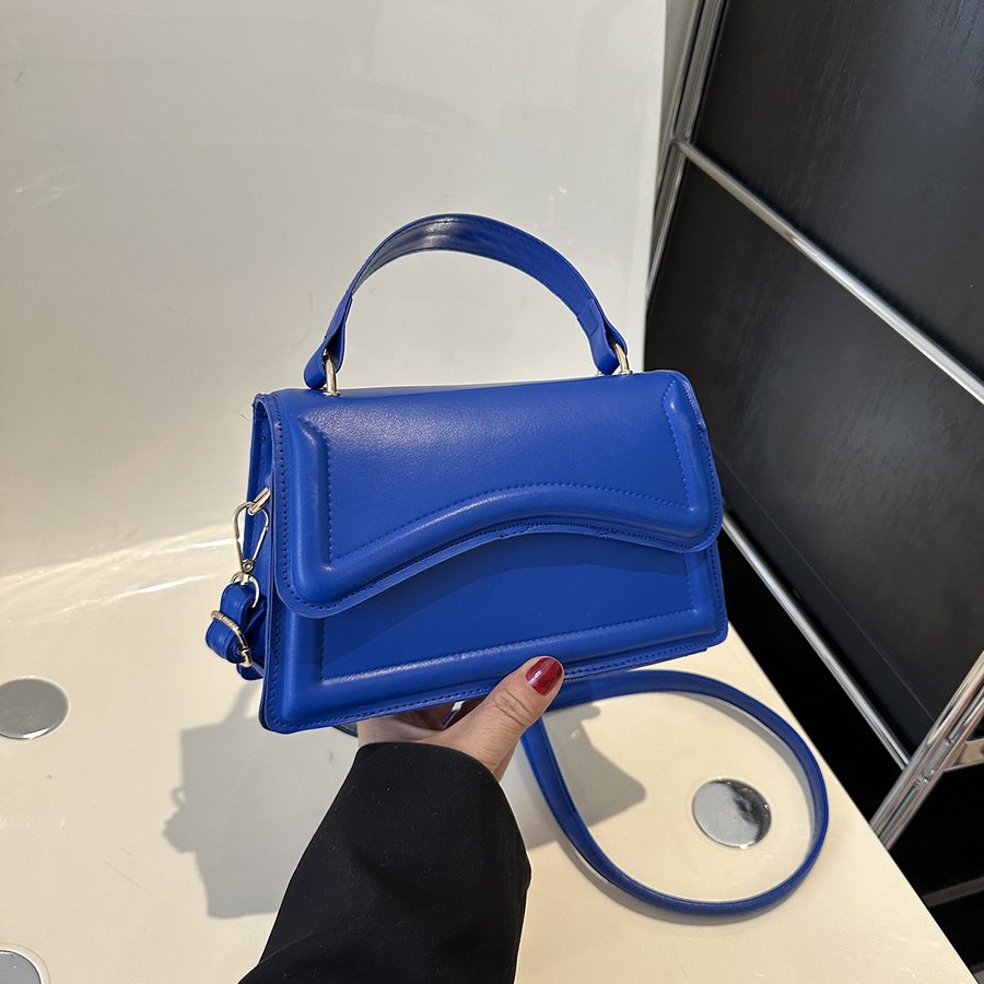Solid Color Top-Handle Crossbody Bag view 11