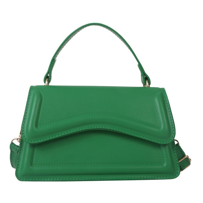 Solid Color Top-Handle Crossbody Bag view 6
