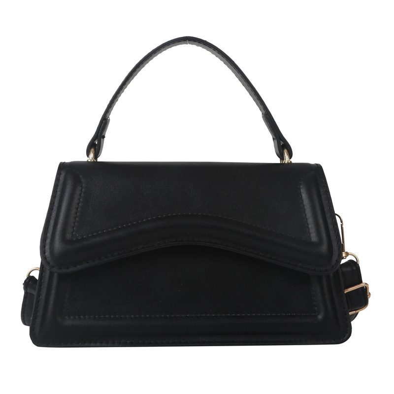 Solid Color Top-Handle Crossbody Bag view 7