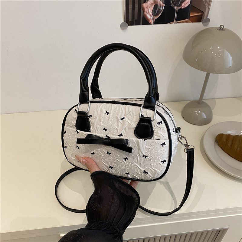 Vintage Bow Top-Handle Crossbody Bag view 2